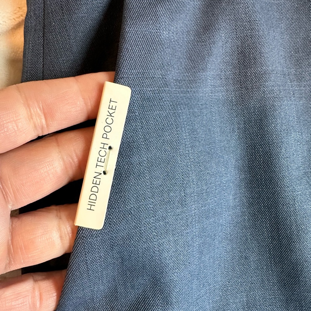 Perry Ellis Portfolio Charcoal and Blue Trousers - Picture 3 of 7